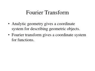 Fourier Transform