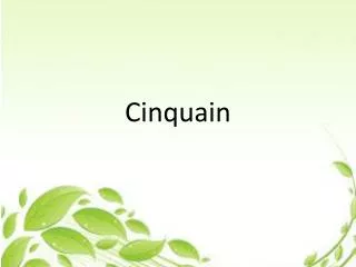 Cinquain