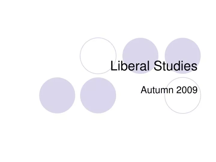 liberal studies