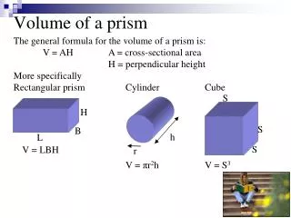 Volume of a prism