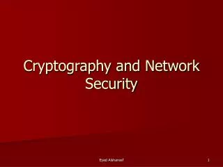 Cryptography and Network Security