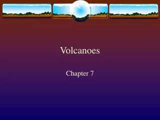 Volcanoes