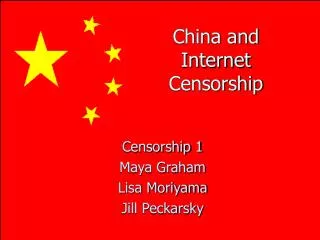 China and Internet Censorship