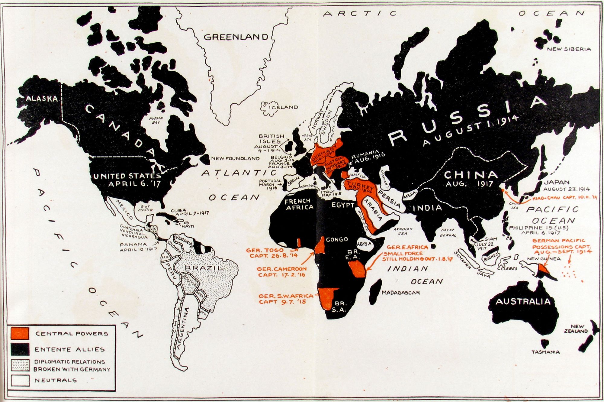 A Map Of World War Two - United States Map