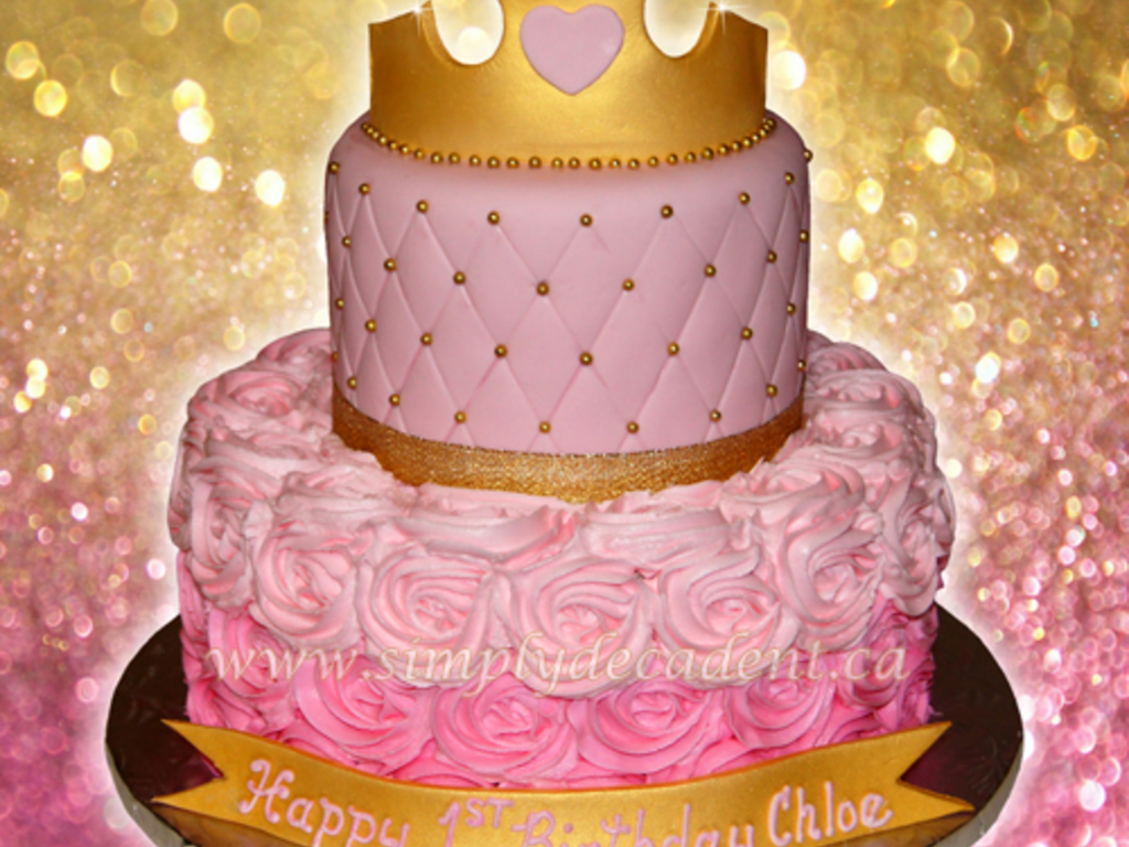 Discover 142+ pink princess crown cake best - awesomeenglish.edu.vn