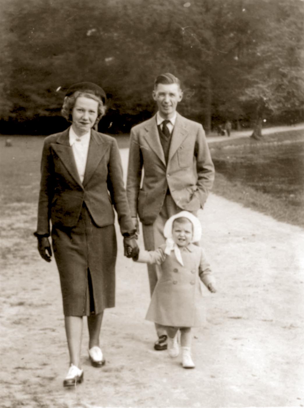 Hergé et Germaine en 1940