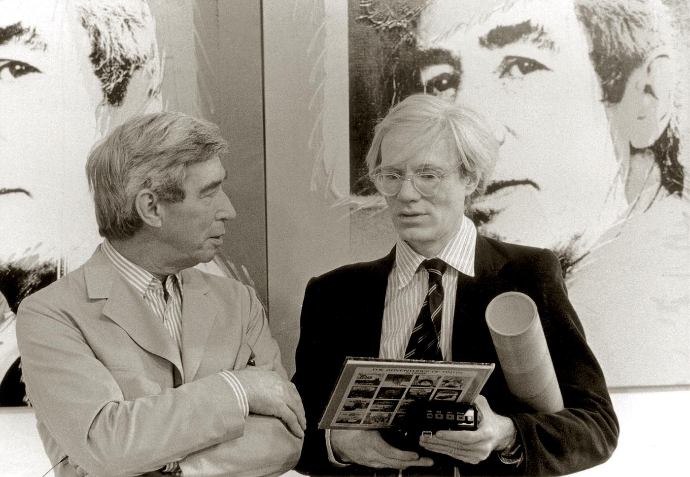 Hergé et Andy Warhol