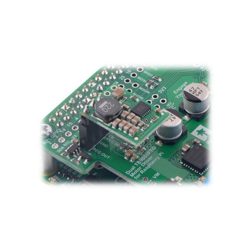 Dual TB9051FTG Motor Driver for Raspberry Pi (Partial Kit)