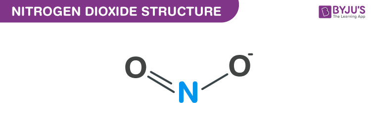 NO2 Structure (Nitrogen dioxide) - Formula, Structure, Chemical Name ...