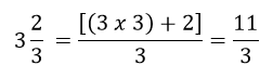 Mixed fraction