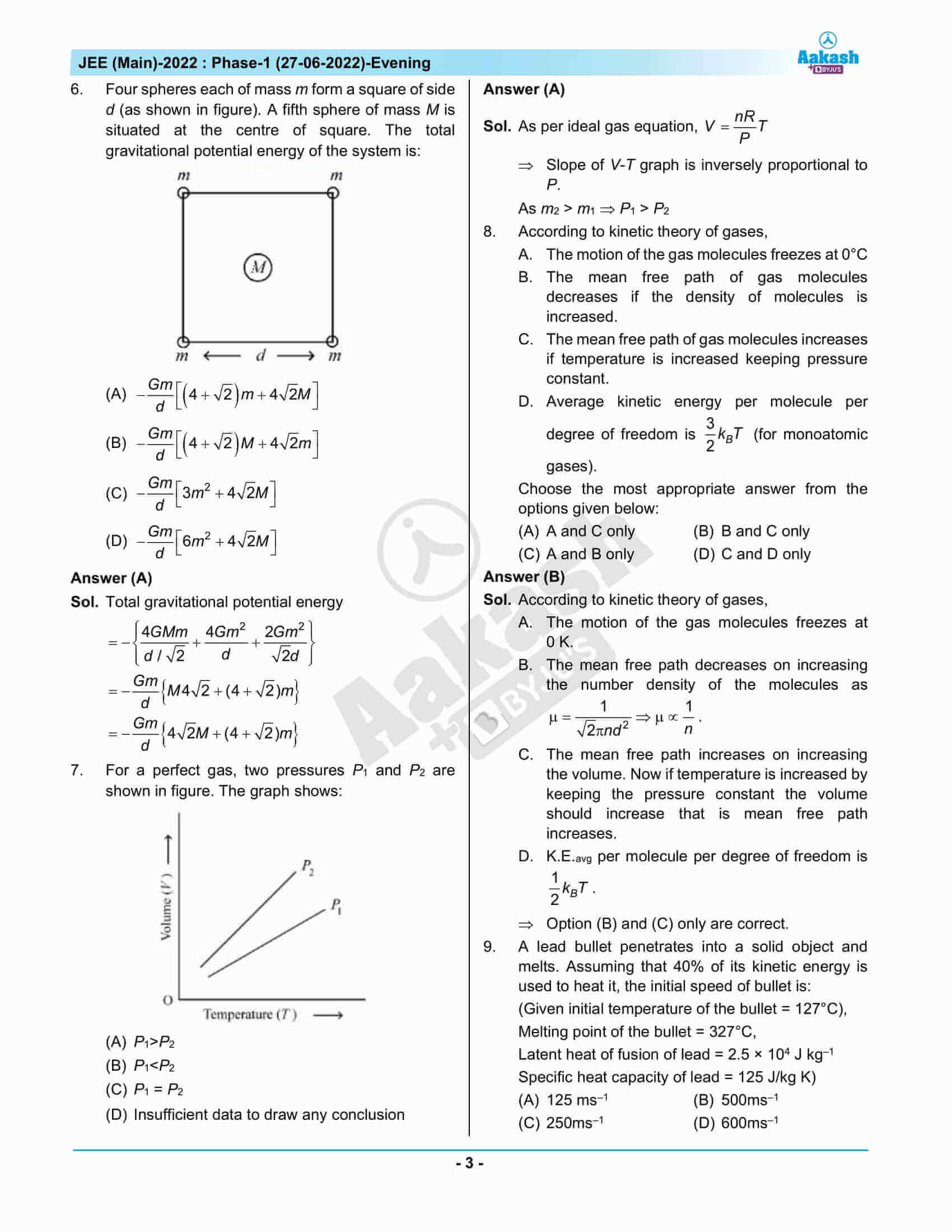 ans and sol jee main 2022 phase 1 27 06 2022 e physics final 3