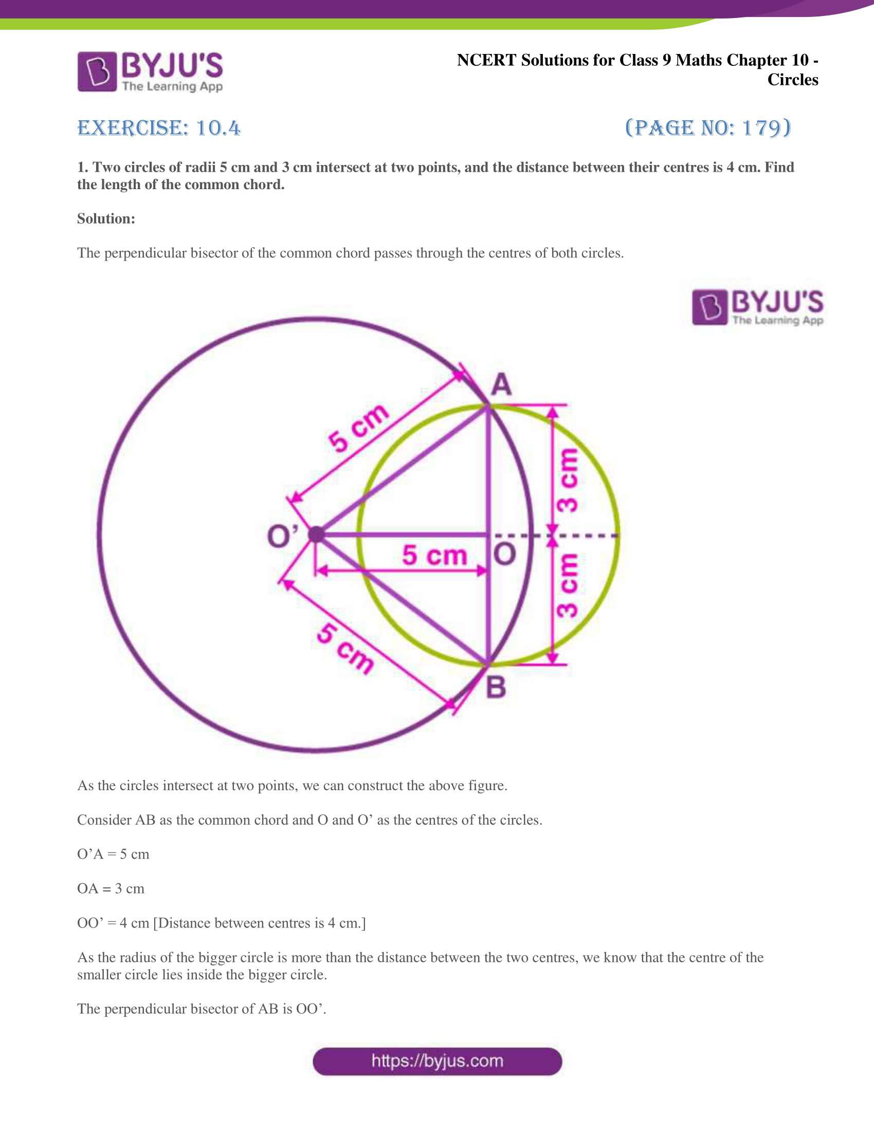 NCERT Solutions for Class 9 Maths Chapters