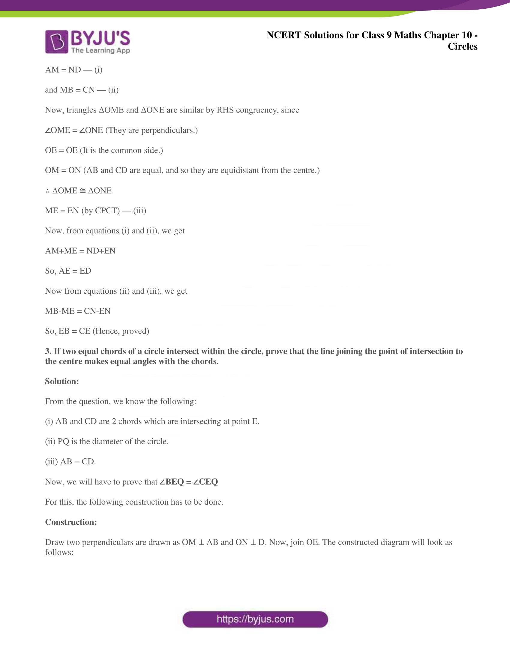 NCERT Solutions for Class 9 Maths Chapters