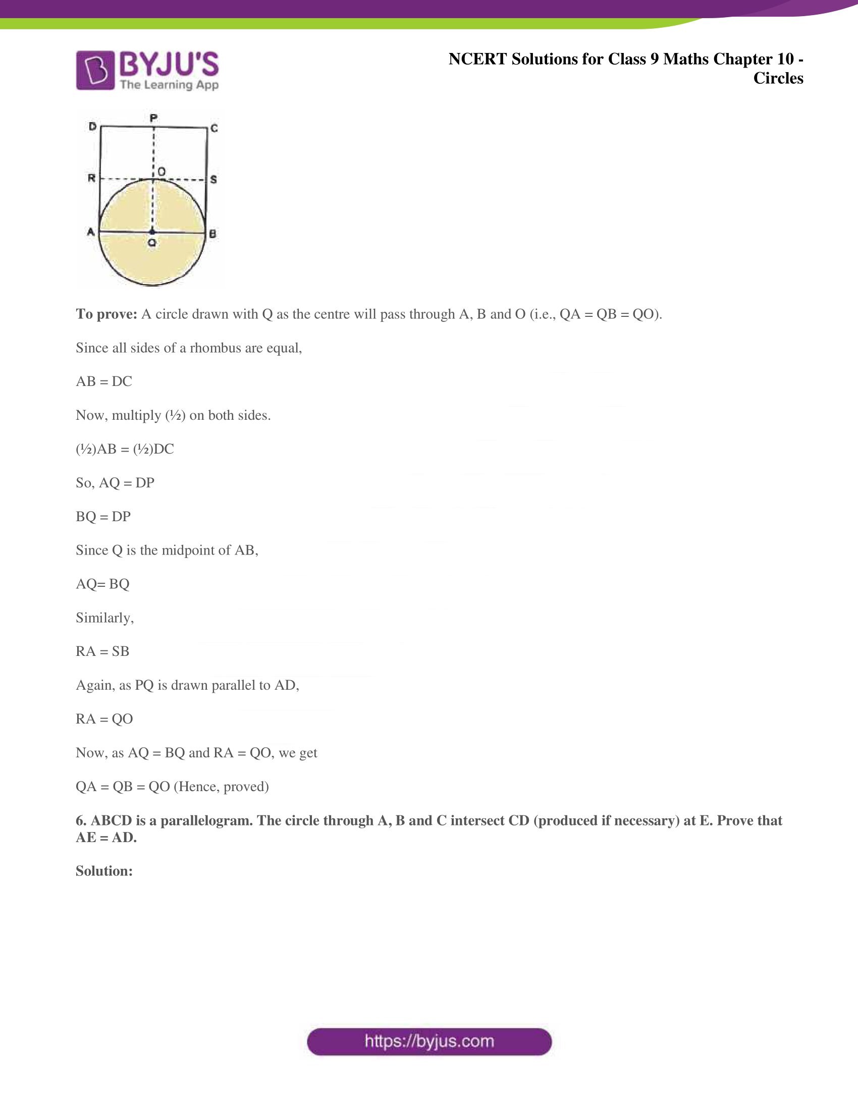 NCERT Solutions for Class 9 Maths Chapters