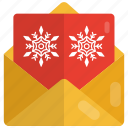 christmas letter, card, mail, envelop, invitation, greeting, voucher