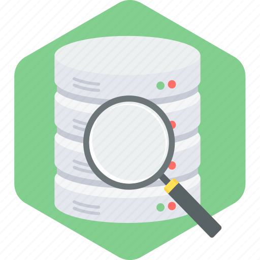 Data, search, find, magnifier, storage icon - Download on Iconfinder