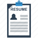 resume, application, document, documents, paper, file, page