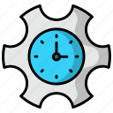 time management, business, clock, dead line, efficiency, time icons