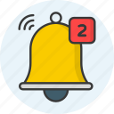 bell, alarm, alert, notification, ring