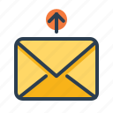 email, envelope, send, arrow up