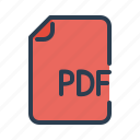 adobe, document, file, pdf