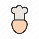 chef, cook, cooking, food, hat, kitchen, uniform