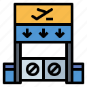 airport, entance, gate, terminal