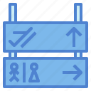 airport, sign, signage, signpost, terminal