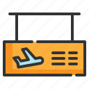 departure, direction, airport, plane, terminal, navigation icon