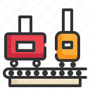 luggage, bag, airport, flight, suitcase, terminal, delivery icon