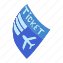 airline, airplane, airport, cartoon, departure, ticket, travel