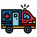 ambulance, emergency, medical, vehicle