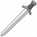 attack, blade, long, medieval, short, sword, weapon