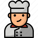 avatar, chef, cook, man