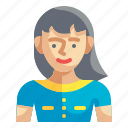 bangs, girl, woman, avatar, female