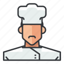 avatar, chef, male, man, profile, user