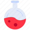 chemistry, experiment, flask