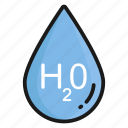 h2o, drop, water, rain, liquid, droplet, formula