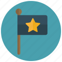 flag, rating, star, target