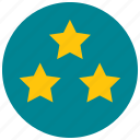 rating, stars, three, votes