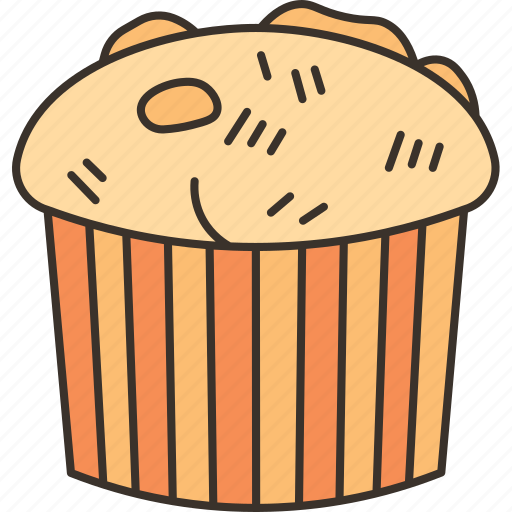 Muffin, bakery, sweet, cake, snack icon - Download on Iconfinder