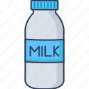 breakfast, bottle, food, drink, milk, healthy, bakery