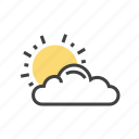 forecast, weather, cloud, cloudy, summer, sun