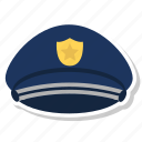 hat, police