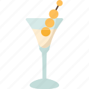 martini, cocktail, alcohol, drink, bar