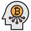 bitcoin, blockchain, brain, coin, cryptocurrency, finance, money