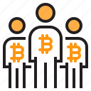 bitcoin, blockchain, coin, cryptocurrency, finance, money, people