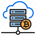 bitcoin, blockchain, cloud, cryptocurrency, finance, money, server