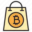 bitcoin, blockchain, coin, cryptocurrency, finance, money, shoping