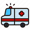 ambulance, healthcare, medical, transportation, automobile, emergency, vehicle